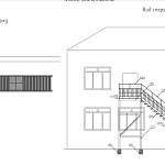 Изготовление металлоконструкций-лестница противопожарная.